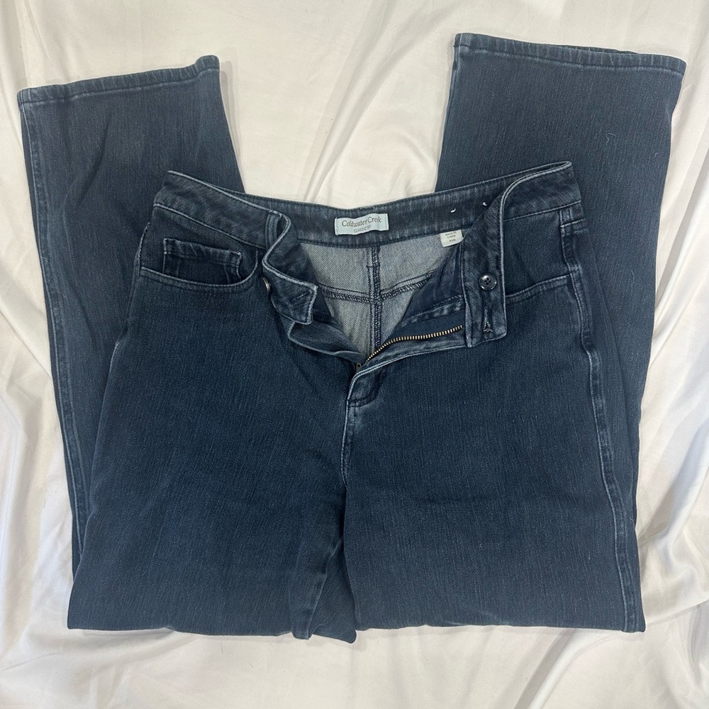Coldwater Creek Blue Straight Leg Jeans